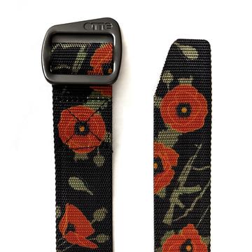 otte gear poppies of war OTTE Gear Aloha POW Belt 1.5in Width Black Medium ACC-BLT-POW-BL-M