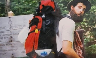hiking the Appalachian Trail with backpack