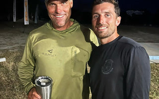 Gamut Challenge Winner Bryan Rodriguez from the Miami Dade SWAT with Bob Keller