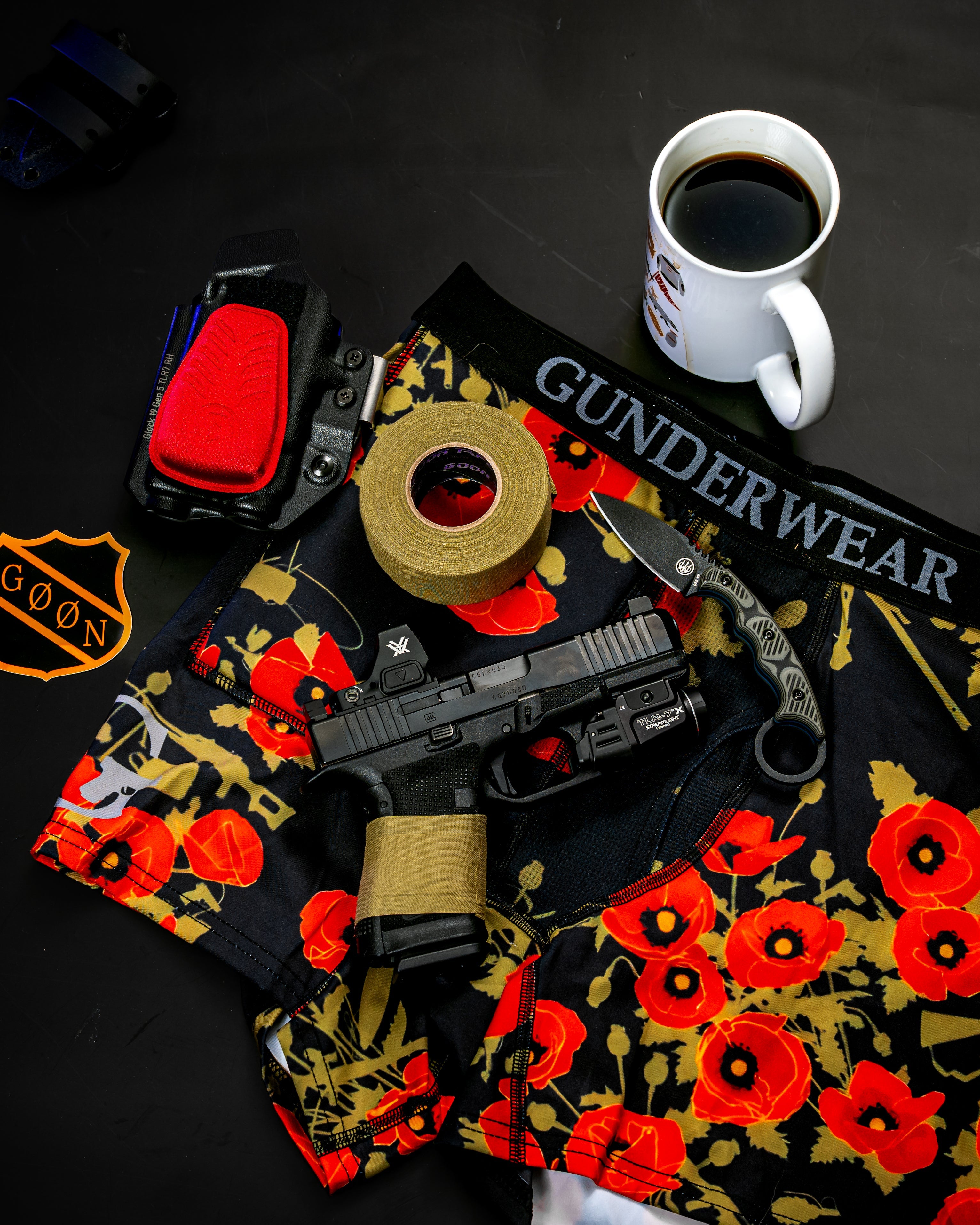 otte gear poppies of war OTTE GEAR x GNDRWR Poppies of War GUNDERWEAR Hip/duty / Small / Right