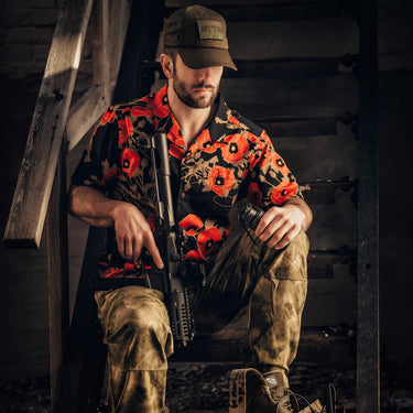 Poppies of War Aloha Shirt - 2026 Re-Issue