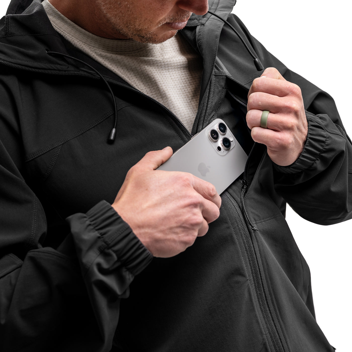 OTTE GEAR RAMBLER POLICE WINDBREAKER BLACK 7