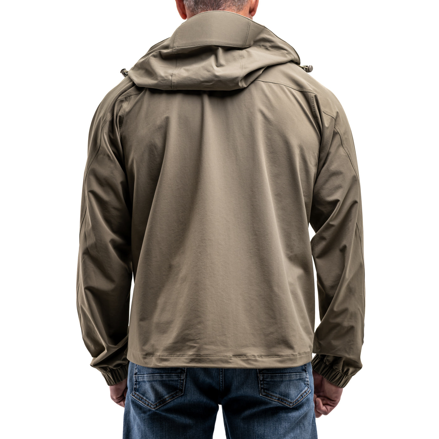 OTTE GEAR RAMBLER TACTICAL WINDBREAKER FDE Back close