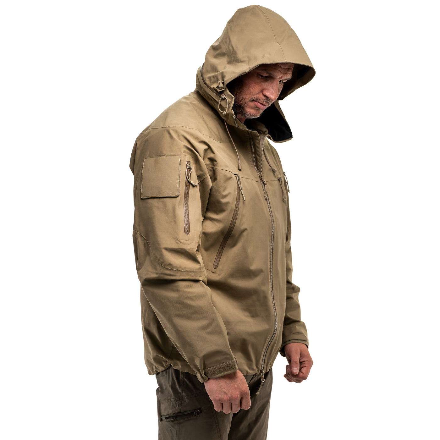 OTTE Gear LV Insulated Hooded Tactical Jacket, Weather-Resistant Breathable  Jacket