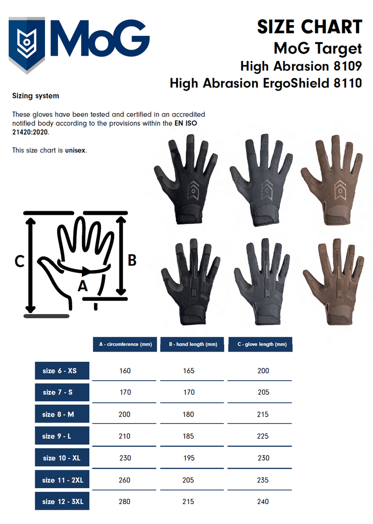 MoG Tactical Glove Collection