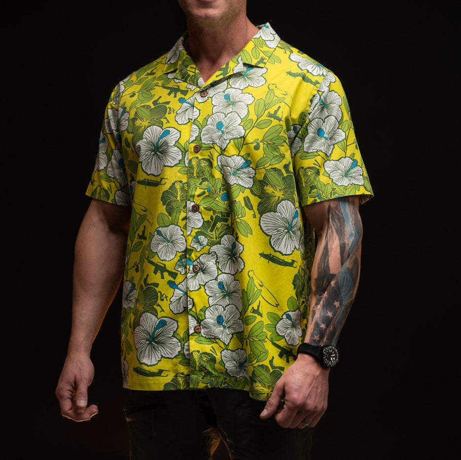 Aloha Narcos Playa Shirt | Gritty Grenade Hawaiian Shirt